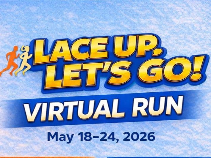 Lace Up.Let's Go! Virtual Run race event logo image