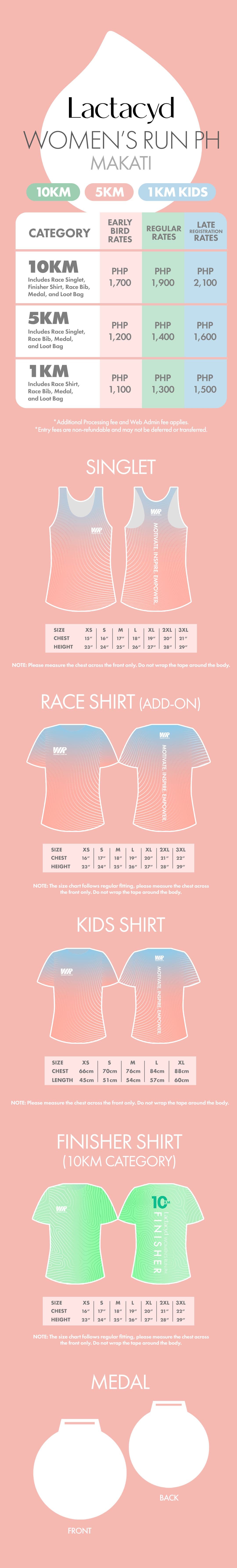 Lactacyd Women’s Run PH MAKATI race event poster image