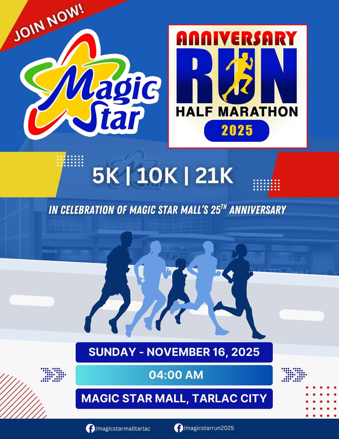 Magic Star Run 2025 race event poster image