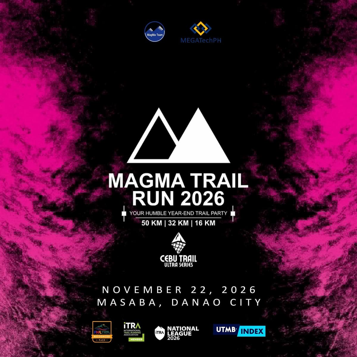 Magma Trail Run 2026 race event banner image