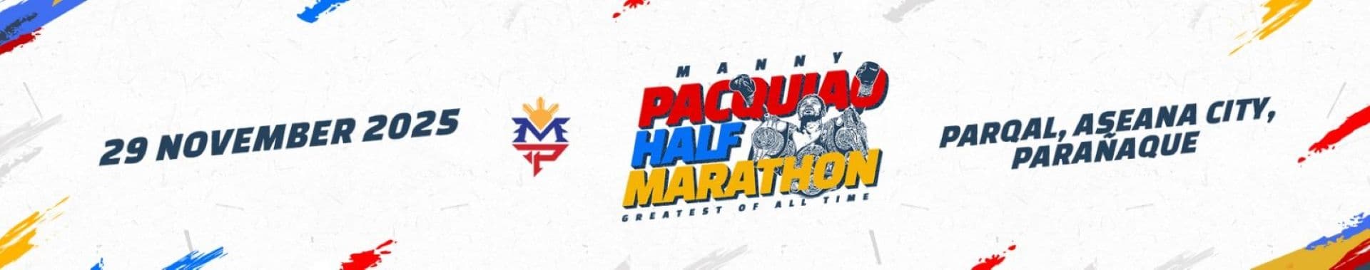 Manny Pacquiao Half Marathon race event banner image
