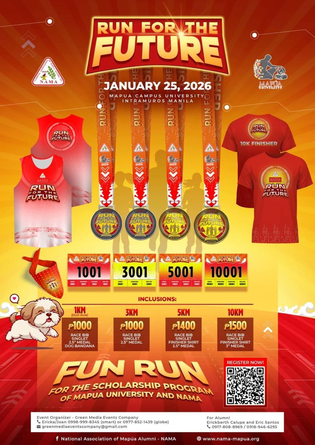 Mapua: Run for the Future race event poster image