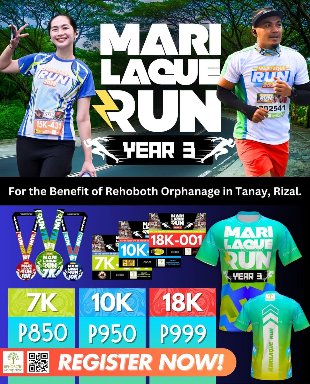 Marilaque Run 2026 race event poster image