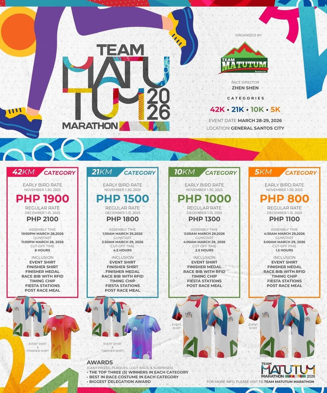 Matutum Marathon 2026 race event poster image