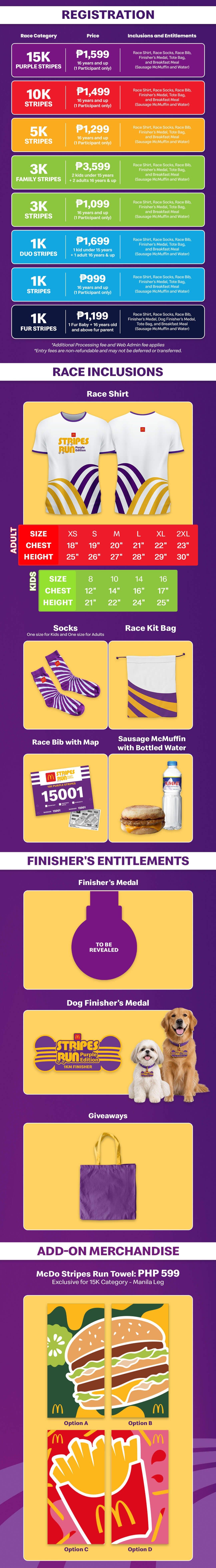 McDonald's Stripes Run 2026 - CEBU race event poster image