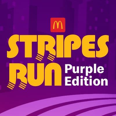 McDonald's Stripes Run 2026 - CLARK race event logo image