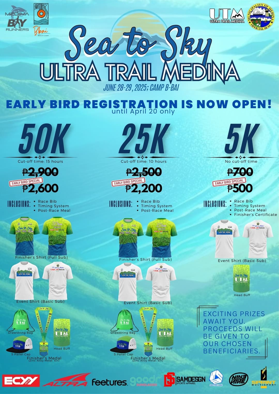 MDNC Sea to Sky Ultra Trail Run race event poster image