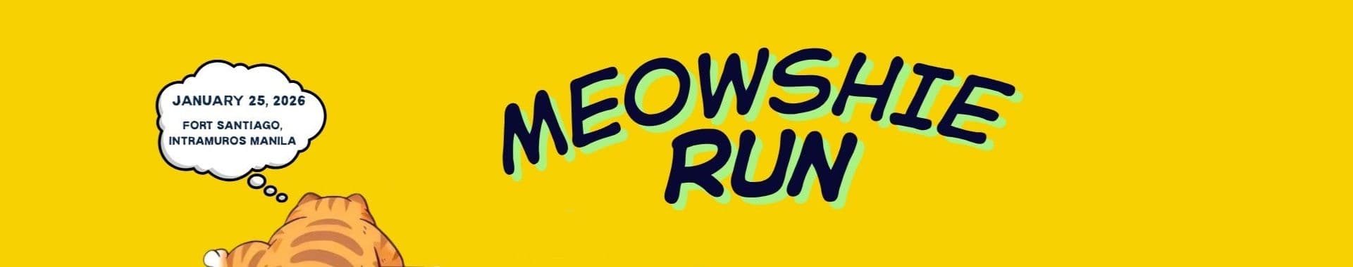 Meowshie Run race event banner image