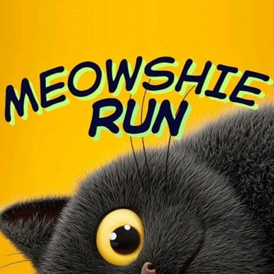 Meowshie Run race event logo image