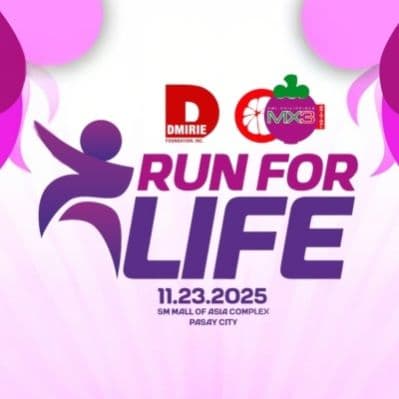 MX3 Run for Life race event logo image