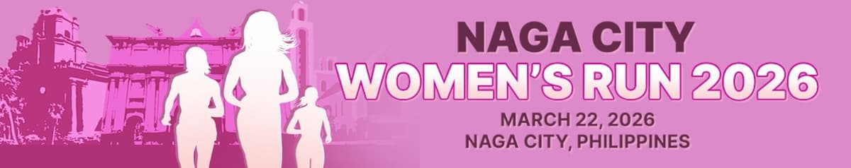 Naga City Women’s Run 2026 race event banner image