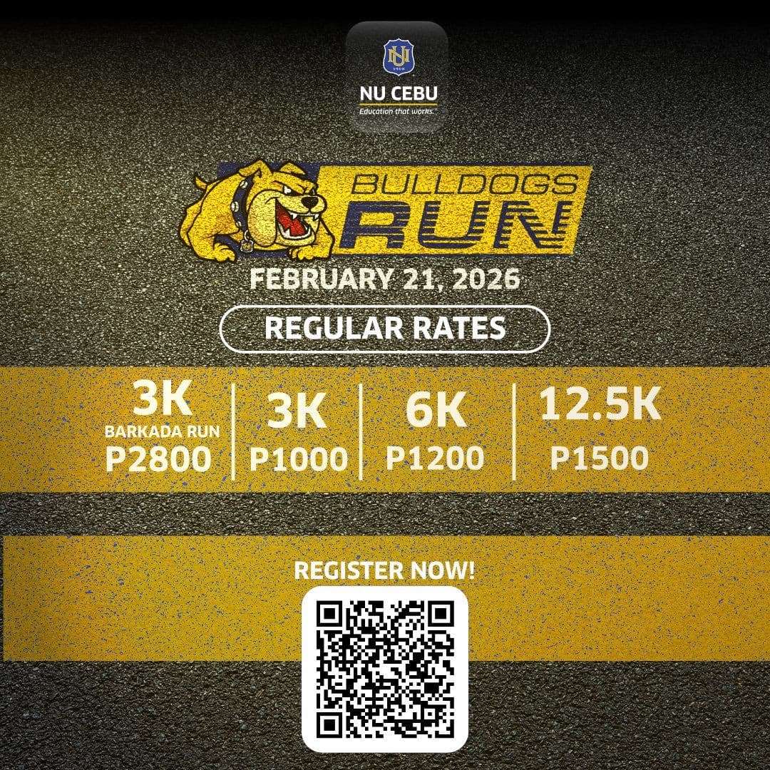 NU Cebu Bulldogs Run 2025 race event poster image
