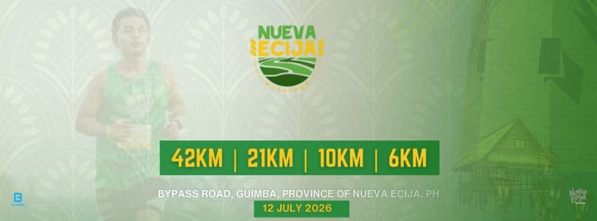 Nueva Ecija Marathon 2026 race event banner image