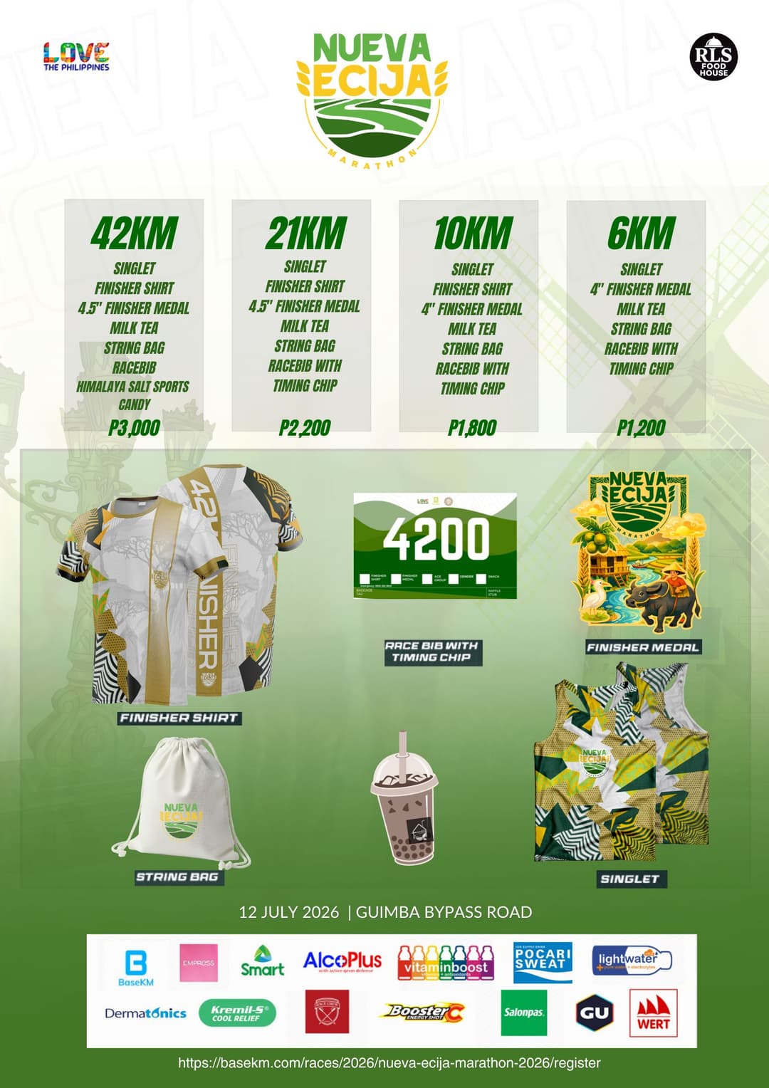 Nueva Ecija Marathon 2026 race event poster image