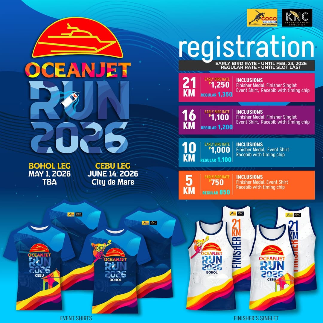 Oceanjet Run 2026 - Bohol Leg race event poster image