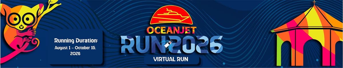 Oceanjet Run 2026 Virtual Run race event banner image