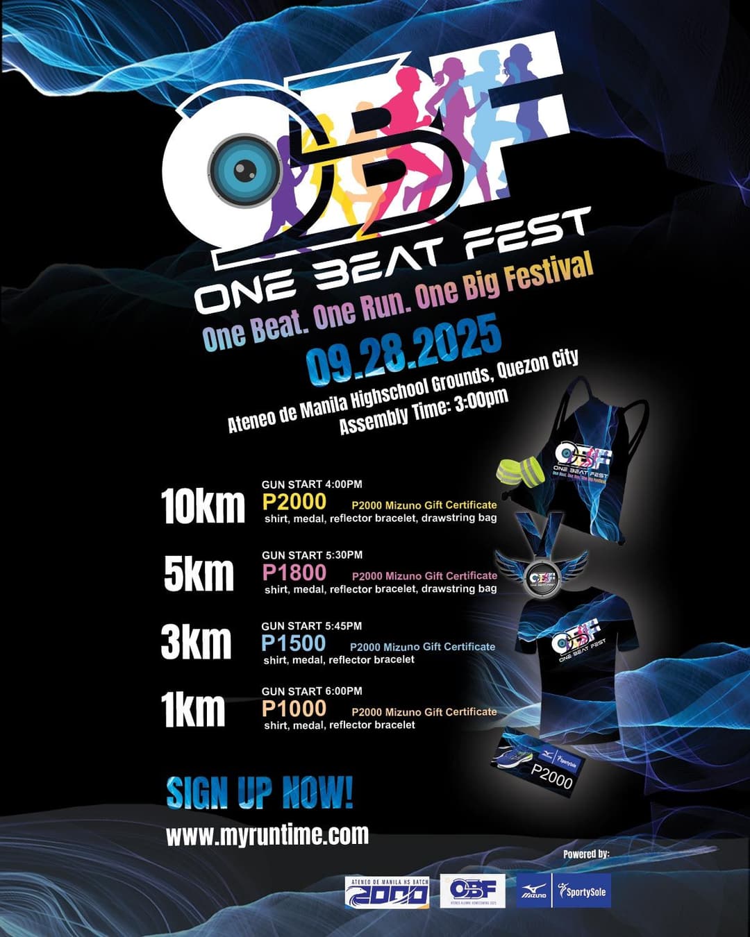 One Beat Fest race event poster image