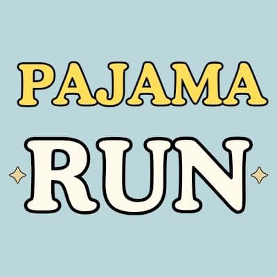 Pajama Run 2026 race event logo image
