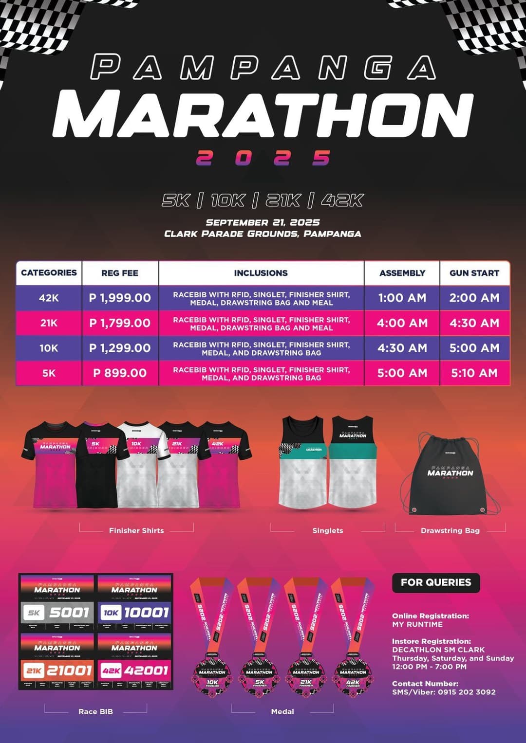 Pampanga Marathon 2025 poster
