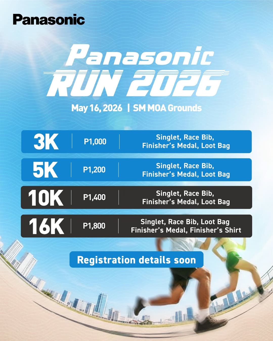 Panasonic Run 2026 race event poster image