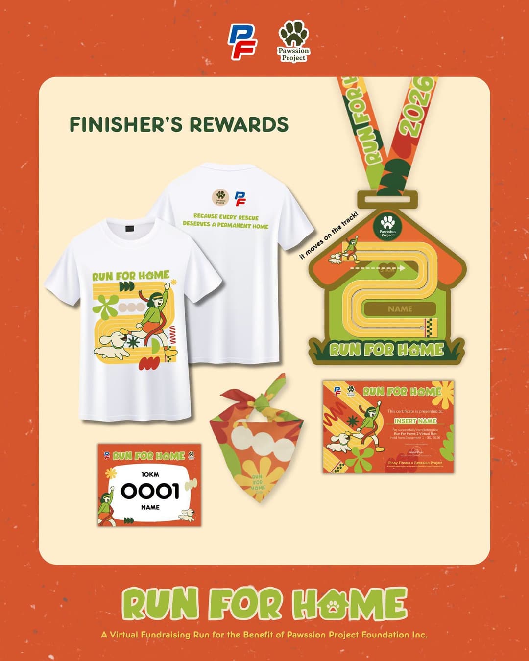 PAWSsion Project : Run for Home 2 race event poster image