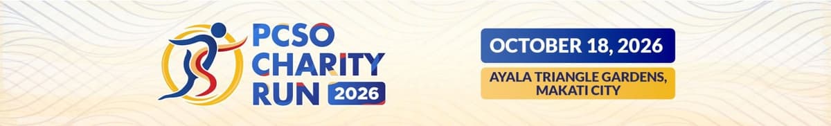 PCSO Charity Run 2026 race event banner image