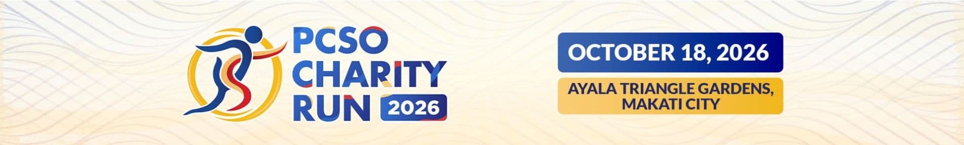 PCSO Charity Run 2026 race event banner image