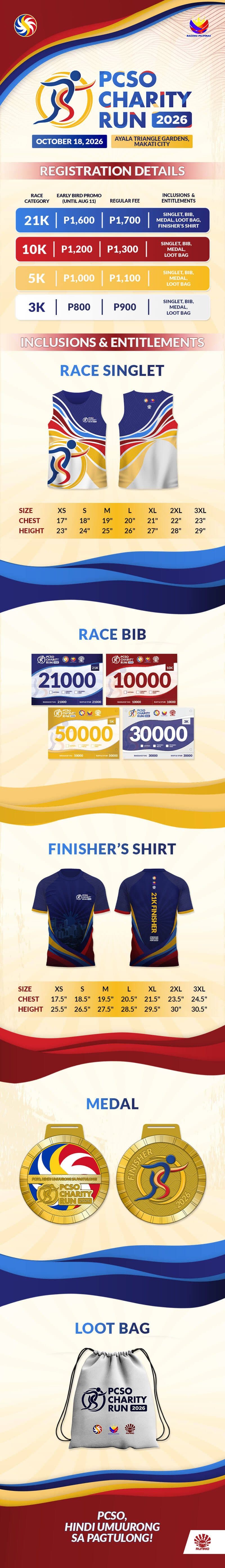 PCSO Charity Run 2026 race event poster image