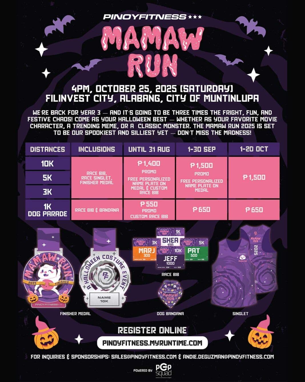 PF Mamaw Run 2025 poster