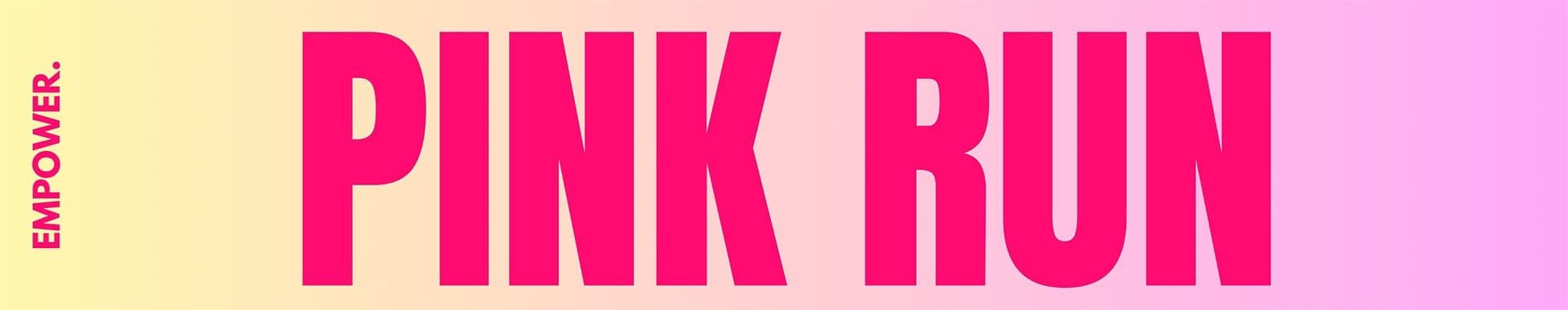 Pink Run race event banner image