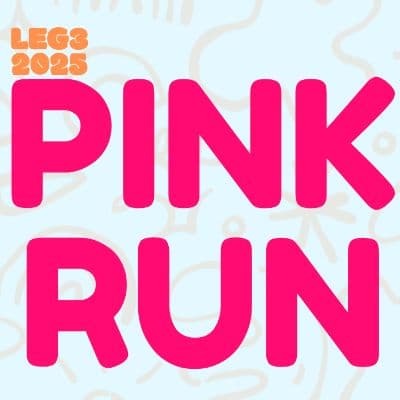 Pink Run Leg 3 race event logo image