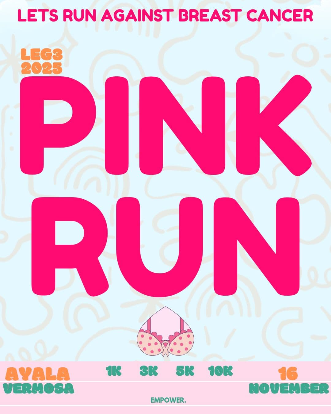 Pink Run Leg 3 race event poster image
