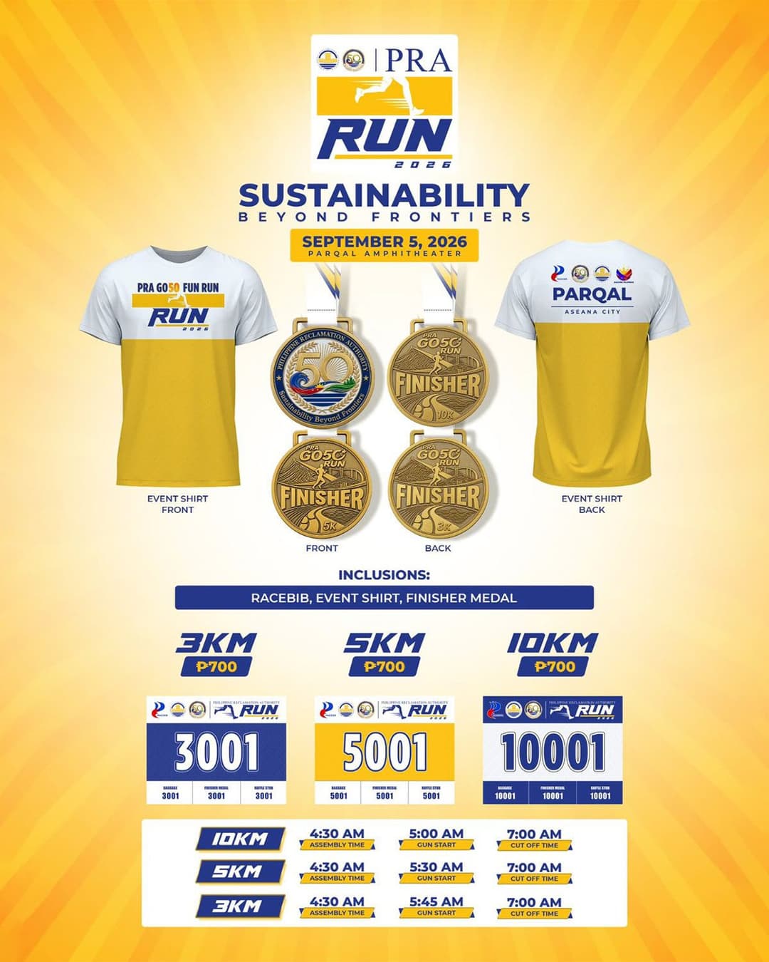 PRA Run 2026 race event poster image