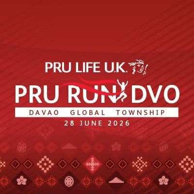 PRU Run DVO 2026 race event logo image