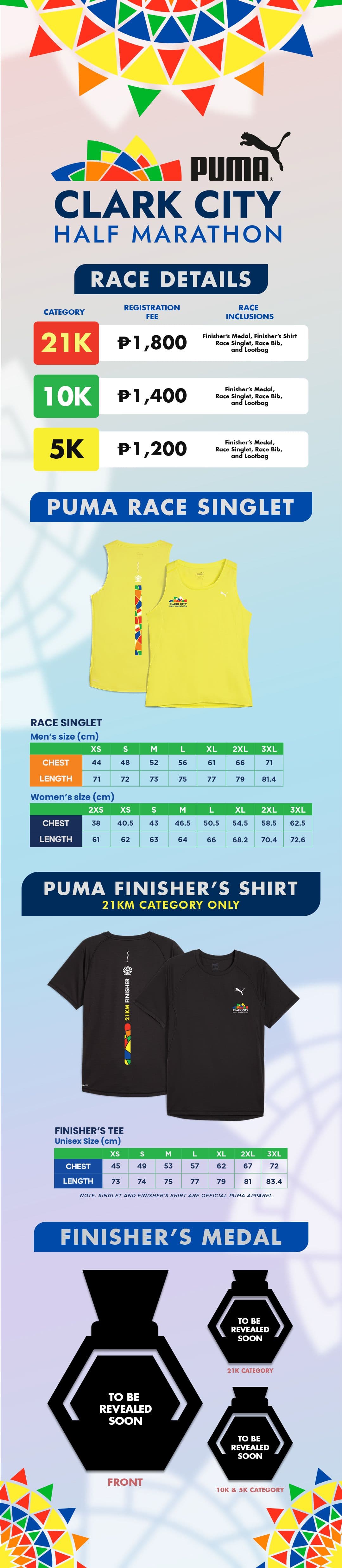 Puma Clark Half Marathon 2025 race event poster image