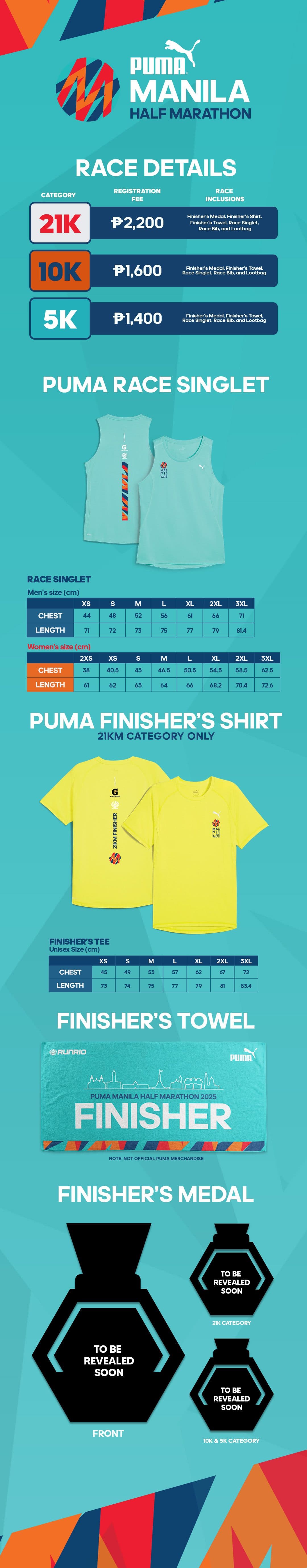 PUMA Manila Half Marathon 2025 poster