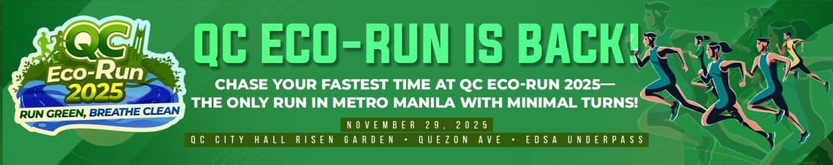 QC Eco-Run 2025 race event banner image