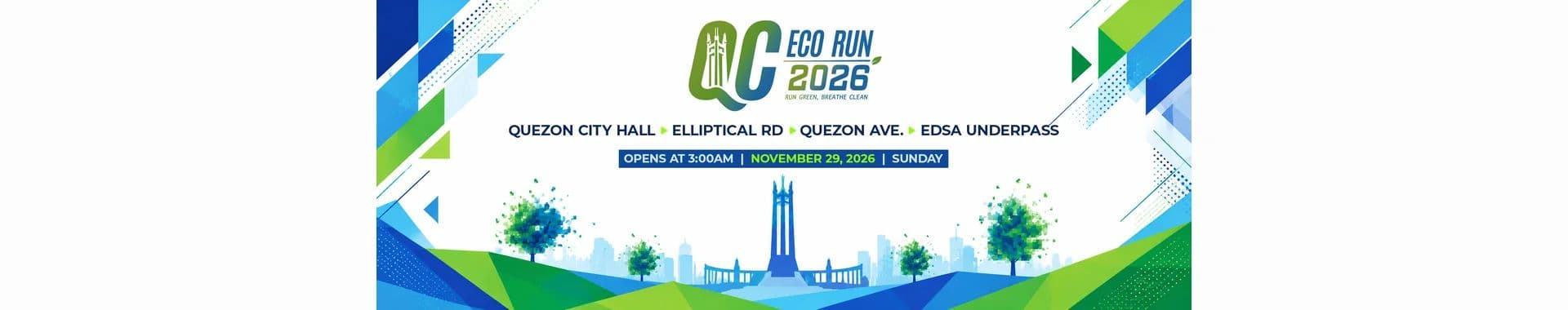 QC Eco Run 2026 race event banner image