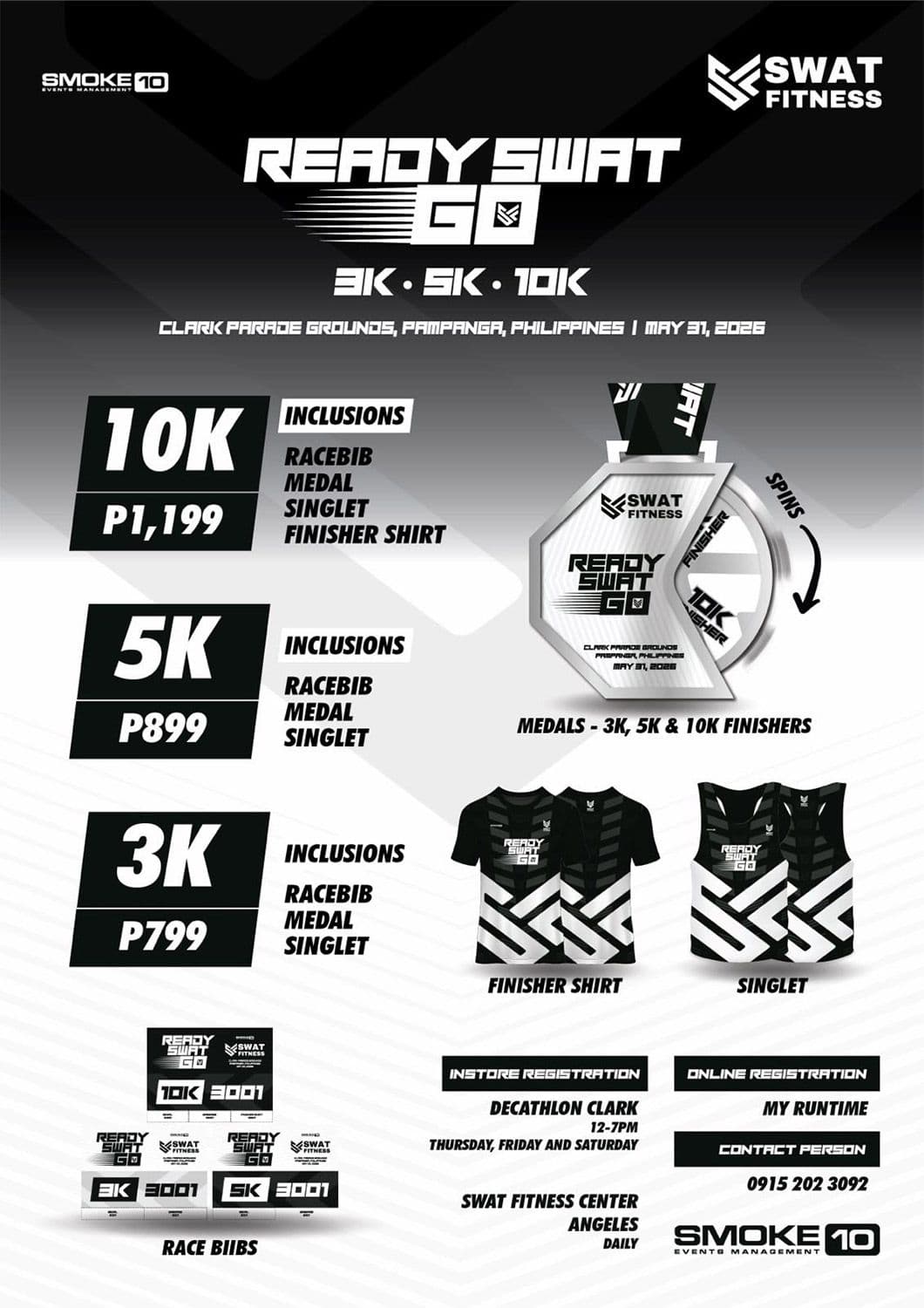 Ready Swat Go race event poster image