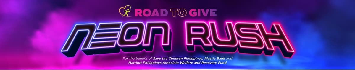 Road to Give Neon Rush race event banner image