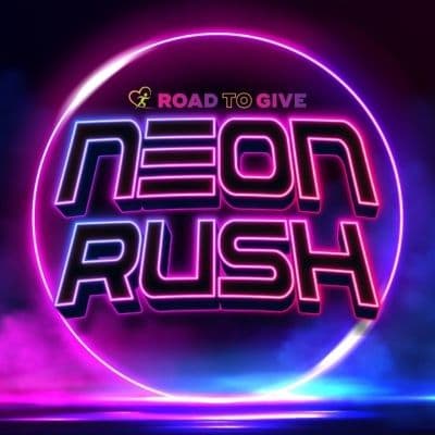 Road to Give Neon Rush race event logo image