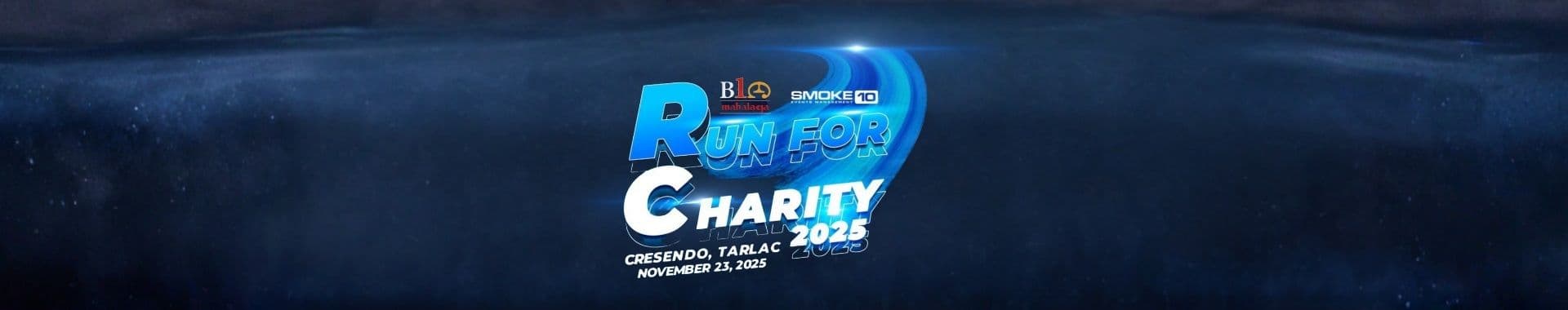 Run for Charity 2025 race event banner image