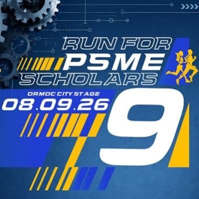 Run for PSME Scholars race event logo image
