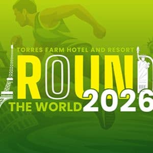 Run the World 2026 race event logo image