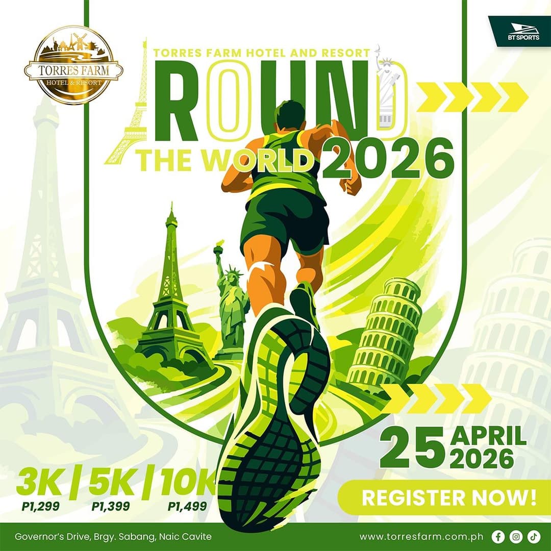 Run the World 2026 race event poster image