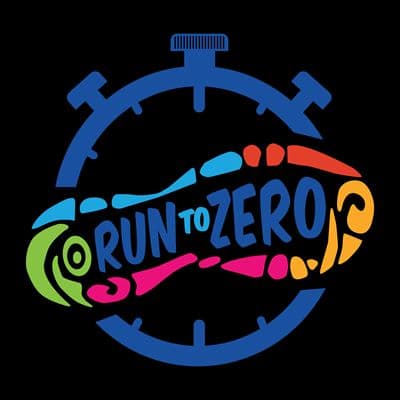 Run to Zero: Back to the 80s race event logo image