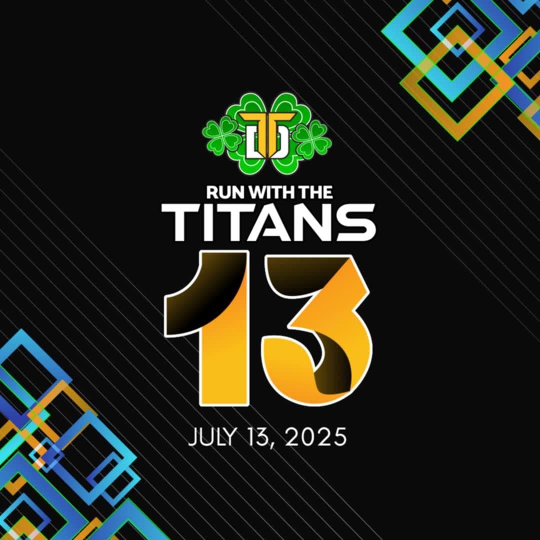 Run with the Titans 13 logo