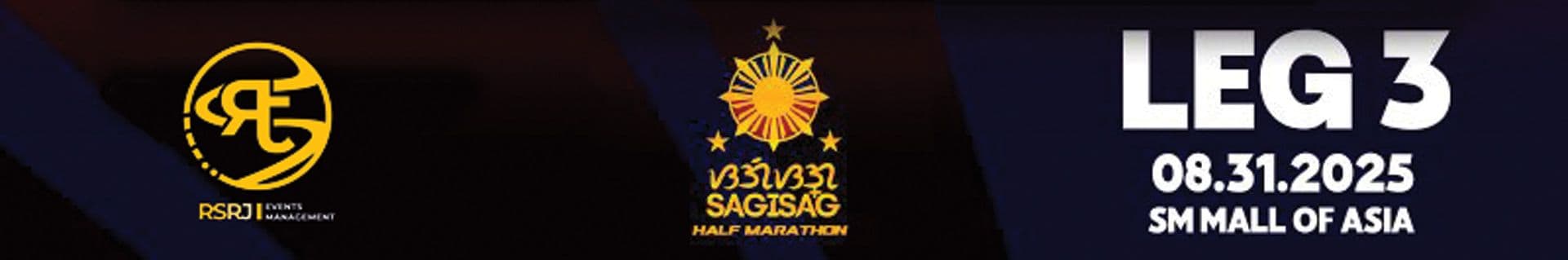 Sagisag Half Marathon Leg 3 2025 race event banner image