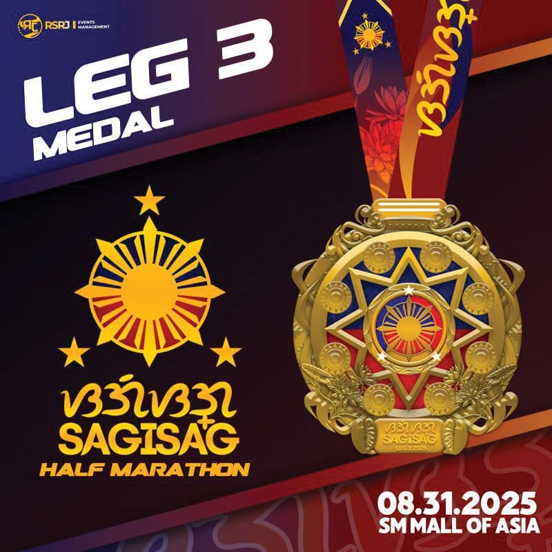 Sagisag Half Marathon Leg 3 2025 race event poster image