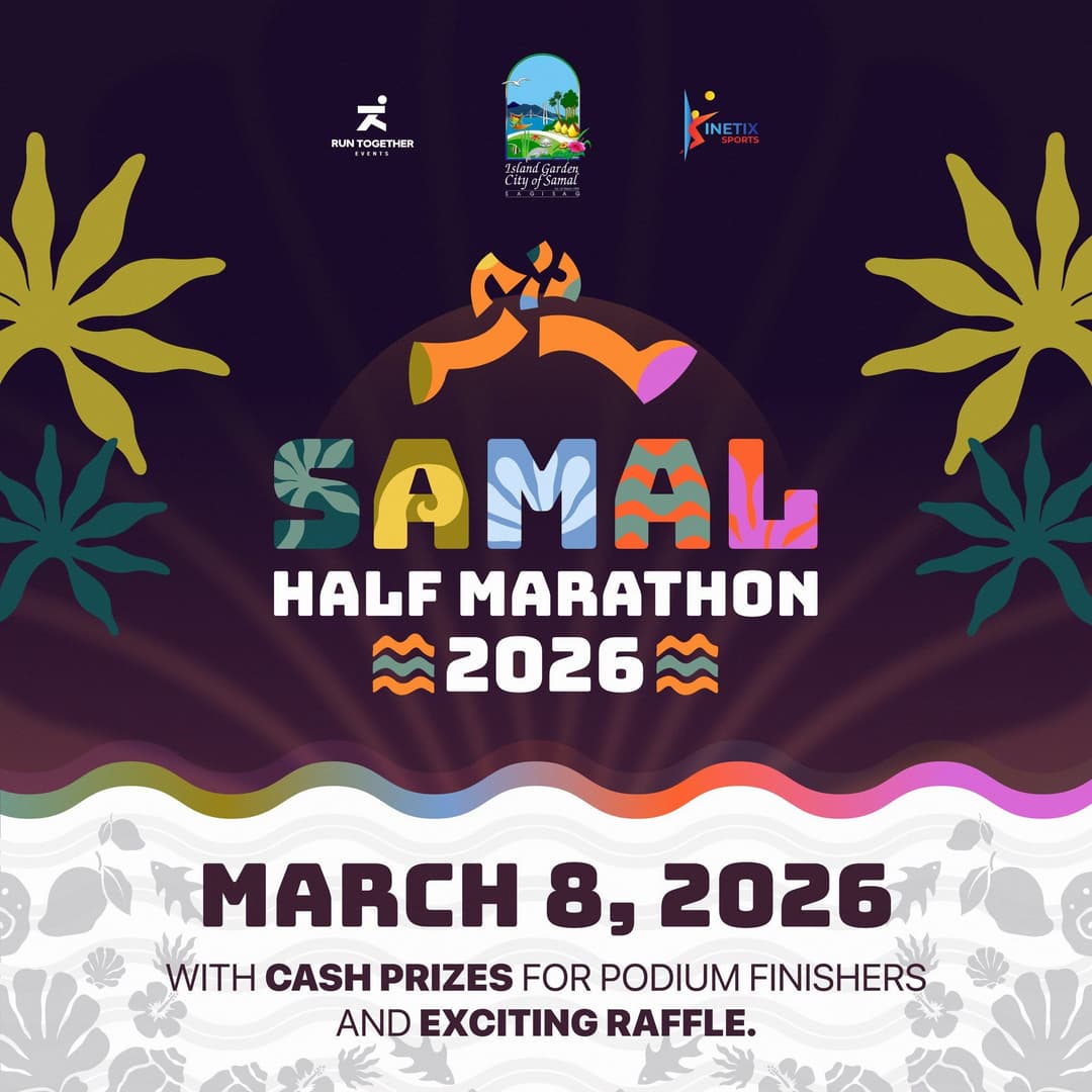 Samal Half Marathon 2026 race event poster image
